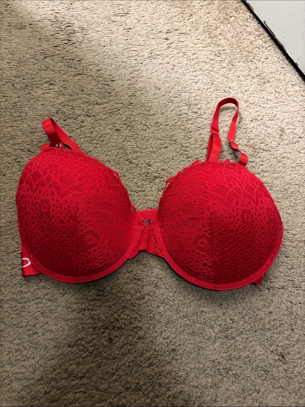Red Lace Push-Up Bra - Women Intimates & Sleepwear